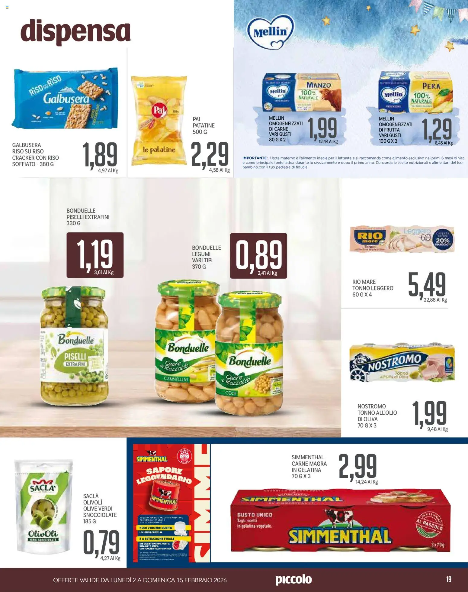 Volantino Piccolo del 02.02.2026 | Pagina: 19