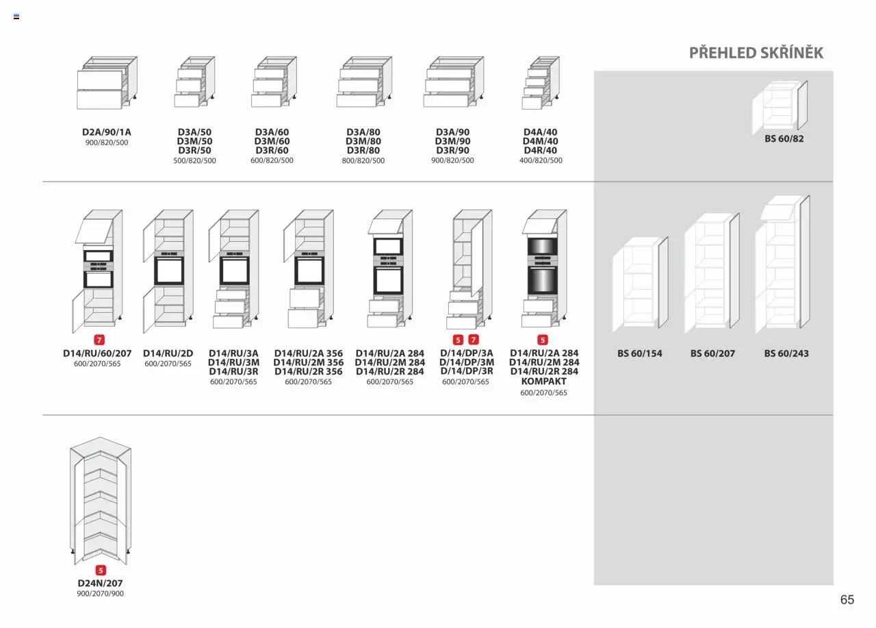 Jamall nábytek katalog - Kuchyně od 17.04.2025 | Strana: 65