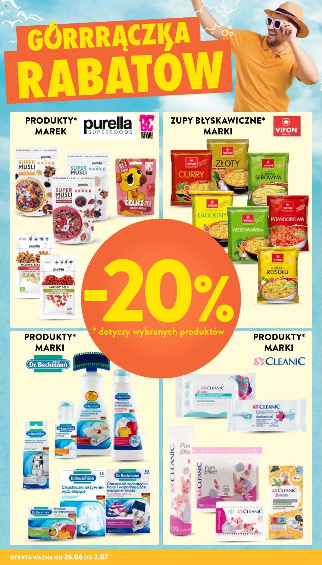 Intermarche Gazetka od 26.06.2025 | Strona: 6 | Produkty: Curry, Zupa, Musli, Chusteczki wyłapujące kolor
