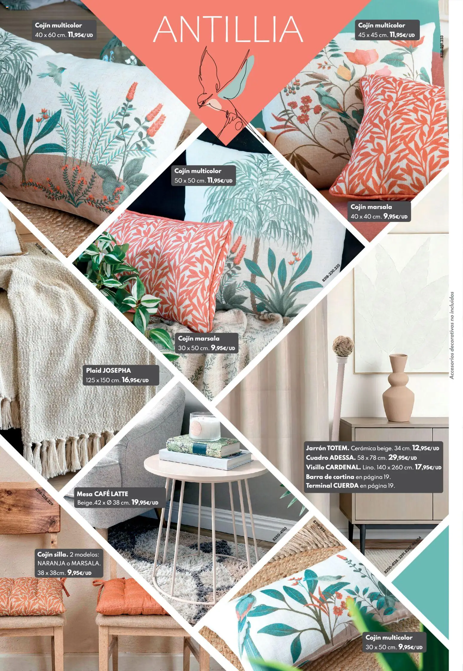 BricoCentro folleto │ válido desde el 23.03.2026 | Página: 16 | Productos: Cortina, Cojín, Mesa, Jarrón