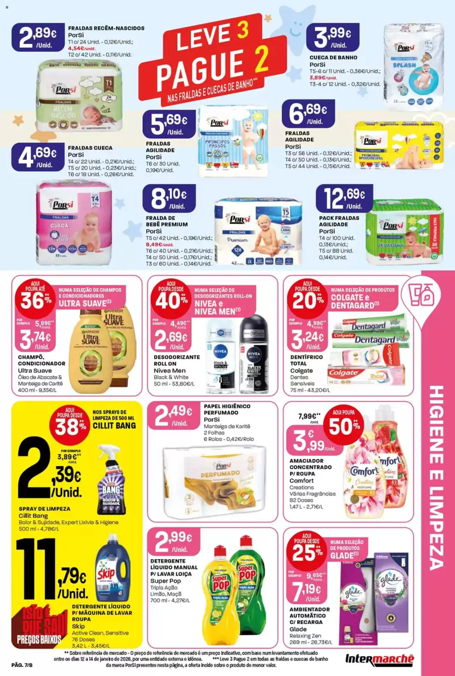 Intermarché Folheto Mini │ válido de 19.02.2026 | Página: 7 | Produtos: Perfume, Base, Detergente, Manteiga
