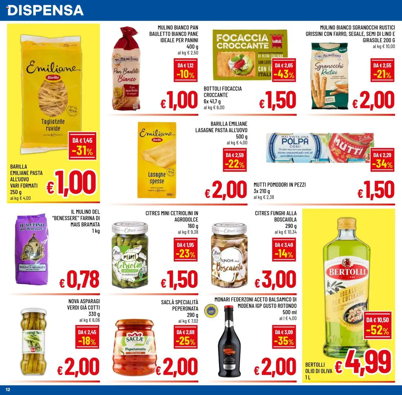 Volantino A&O del 15.10.2025 | Pagina: 12 | Prodotti: Pane, Pomodoro, Cetriolini, Olio di Oliva