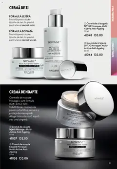 Ofertele Oriflame valabile de la 22.10.2025 | Pagină: 81 | Produse: Şerit ödül, Cremă de zi, Cremă de noapte, Cremă