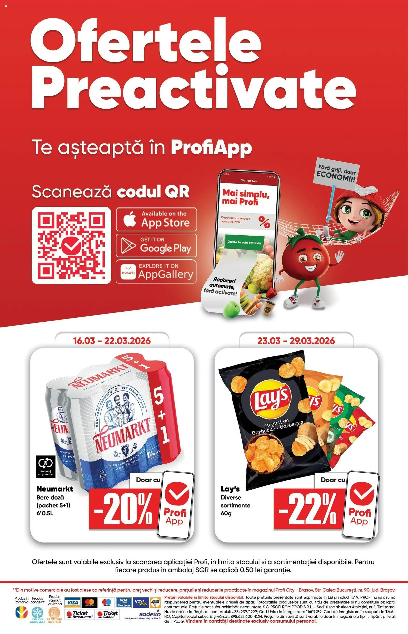 Noul catalog Profi – valabil de la 18.03.2026 | Pagină: 8 | Produse: Vitrină, Bere, Rom