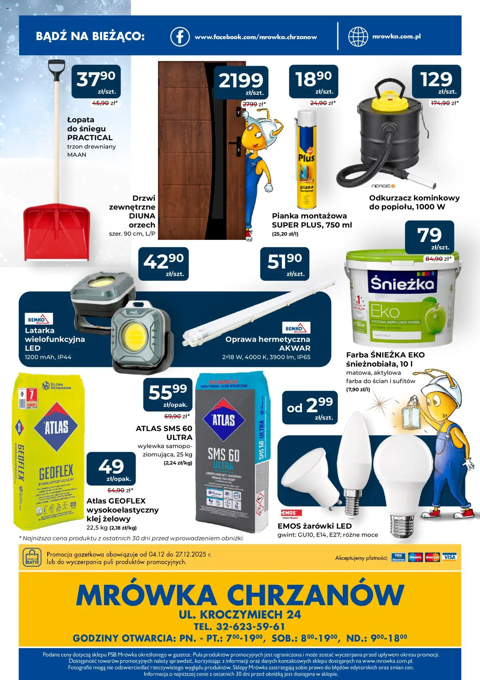 Mrówka Gazetka - Chrzanów od 04.12.2025 | Strona: 4 | Produkty: Odkurzacz, Żarówki