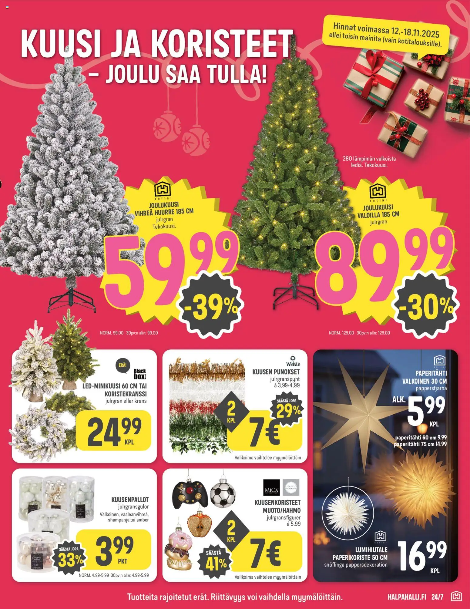Halpa Halli - Black Friday – voimassa 12.11.2025 alkaen | Sivu: 13 | Tuotteet: Voi