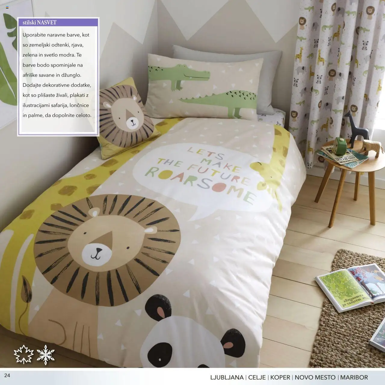 Harvey Norman katalog jesen zima nova otroška posteljnina │ velja od 01.10.2023 | Stran: 24 | Izdelki: Lončnice, Zelena