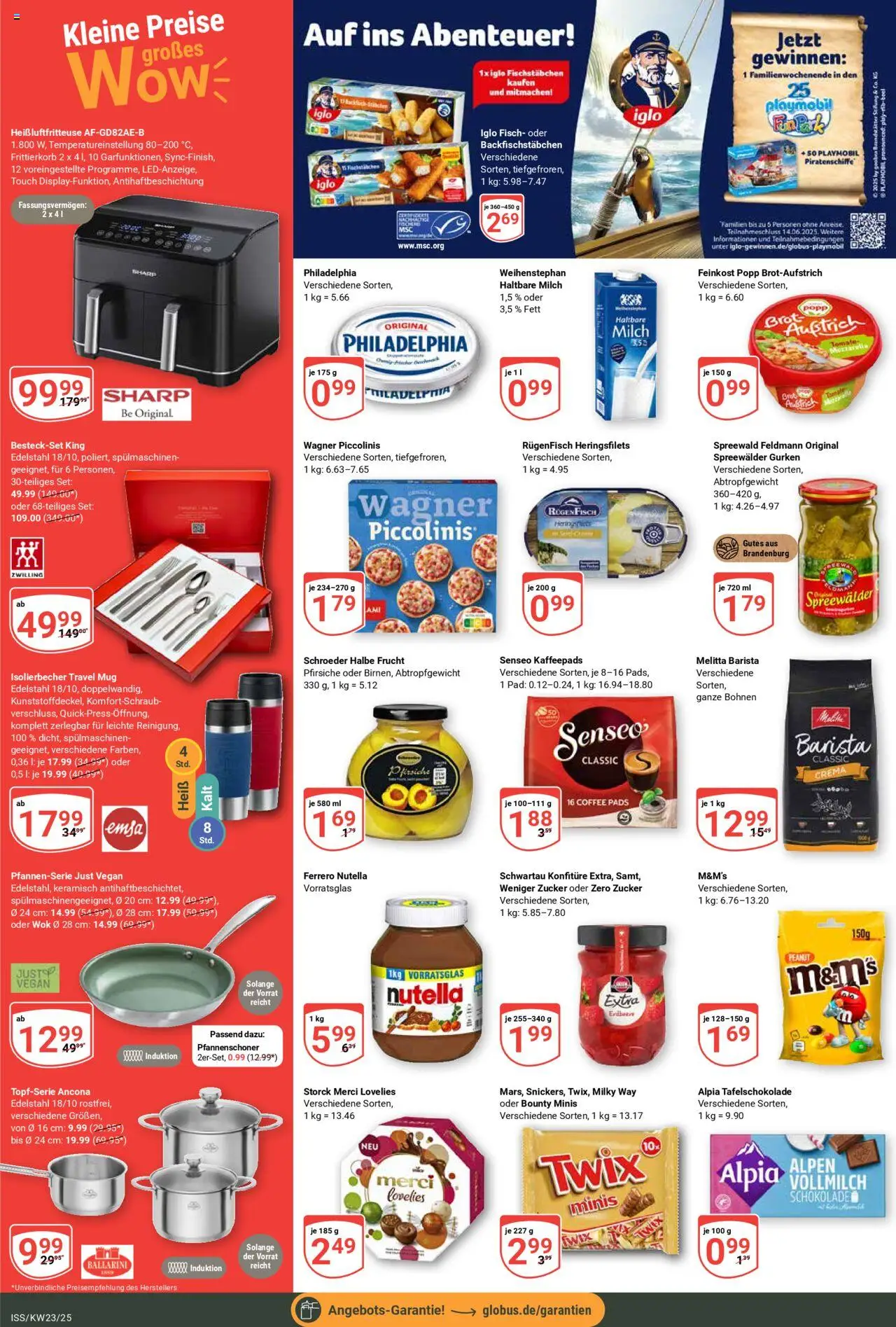 Globus Prospekt 	 - gültig ab dem 02.06.2025 | Seite: 2 | Produkte: Fischstabchen, Pizza, Wok, Heißluftfritteuse