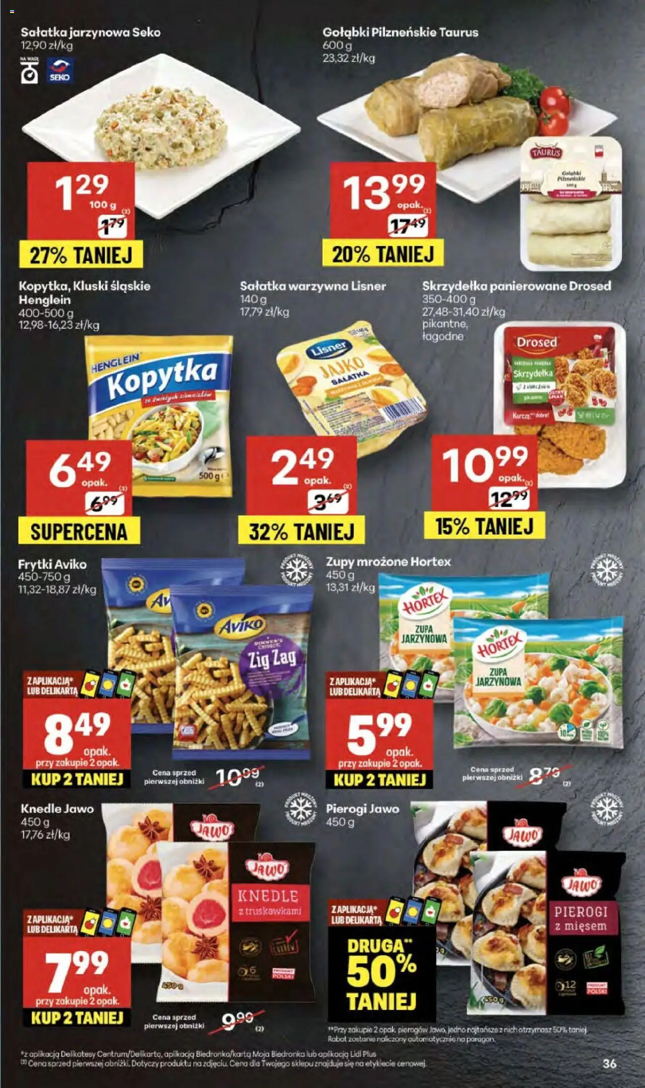 Delikatesy Centrum Gazetka - Sklepy Własne od 02.10.2025 | Strona: 36 | Produkty: Pierogi, Delikatesy, Zupa, Knedle