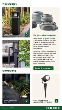 GAMMA - Tuin Magazine Najaar - Voorbeeld van een folder van GAMMA, geldig van 01.01.2025 | Pagina: 11 | Producten: Kabels