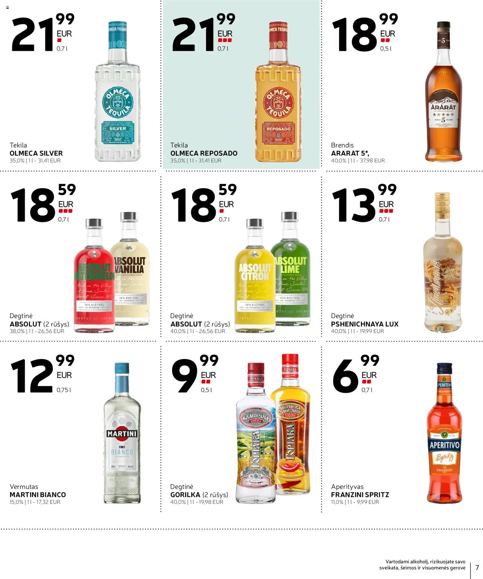 Rimi akcijos nuo 03.02.2026 | Puslapis: 7 | Prekių: Degtinė