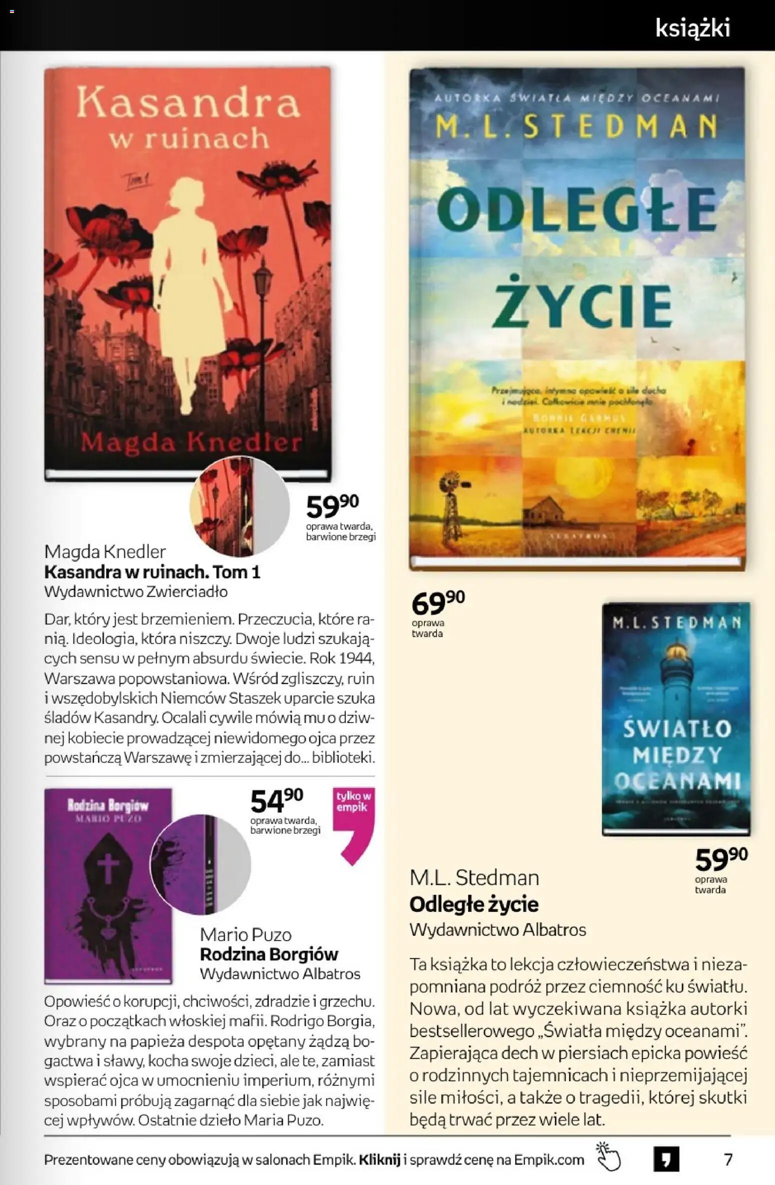 Empik promocje - Tom kultury Książki od 22.04.2026 | Strona: 7 | Produkty: Książki