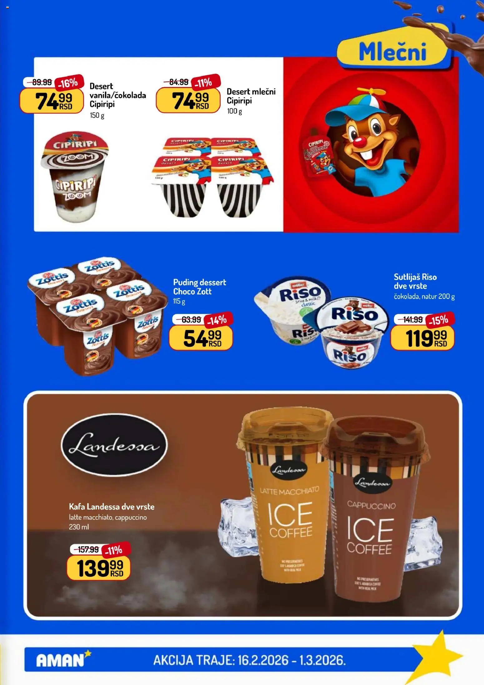 Aman katalog - važi od 16.02.2026 | Strana: 15 | Proizvode: Puding, Kafa
