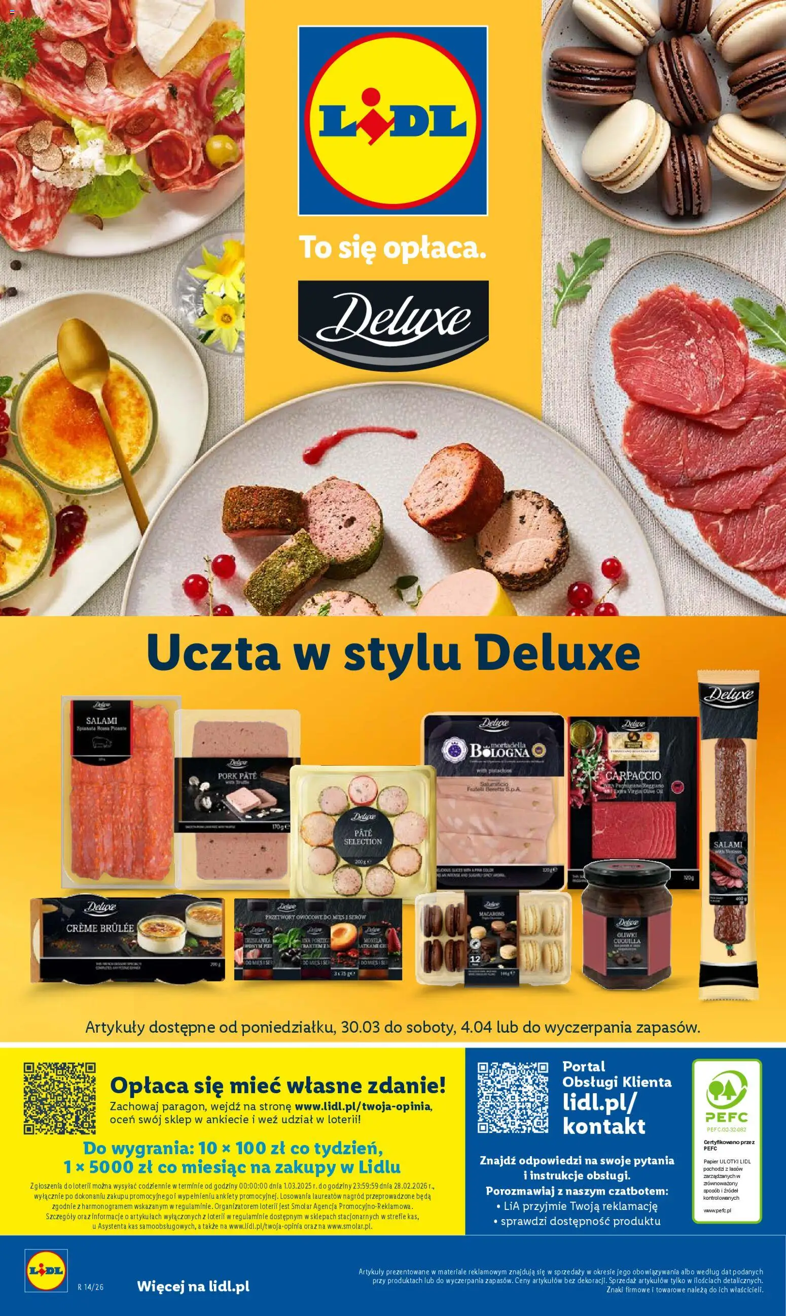 Lidl Katalog od 30.03.2026 | Strona: 63 | Produkty: Carpaccio, Salami