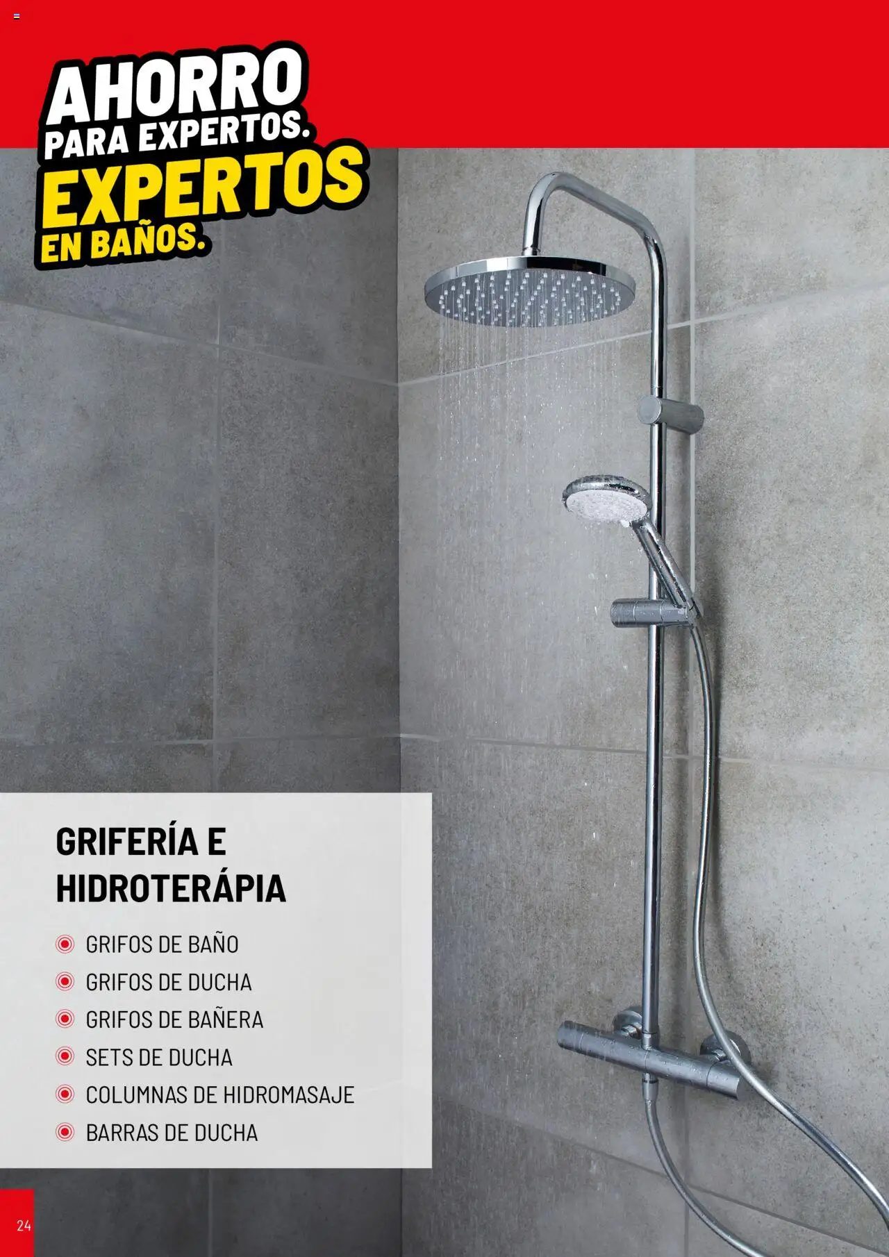 Brico Depôt Baňos │ válido desde el 17.07.2024 | Página: 24 | Productos: Baño, Ducha