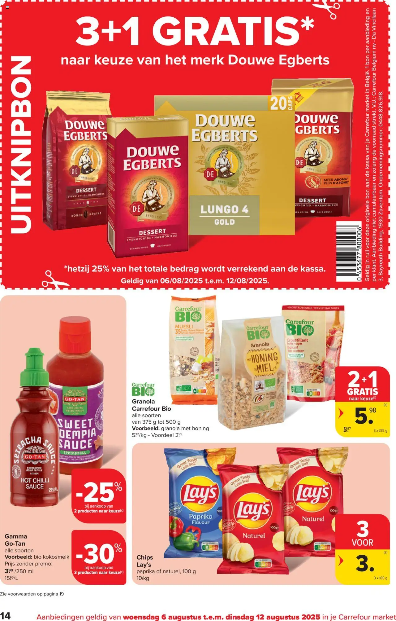  | Pagina: 14 | Producten: Chips, Muesli, Rooibos tea, Koffie