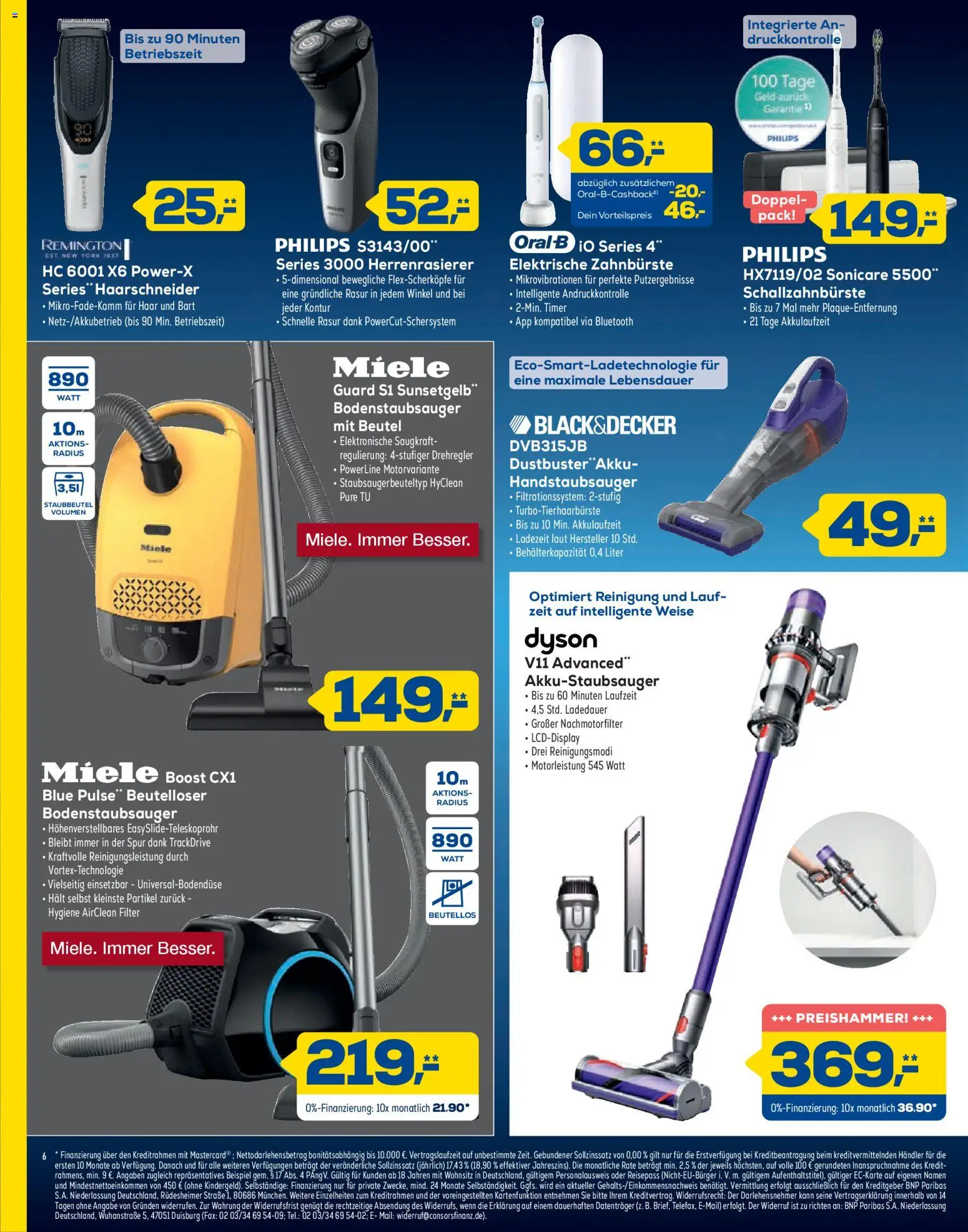 Euronics Prospekt 	 – gültig ab 24.01.2026 | Seite: 6 | Produkte: Miele, Dyson, Elektrische zahnbürste, Zahnbürste