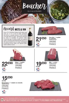 Monoprix - Prévisualisation de Monoprix catalogue valide à partir de 03.02.2026 | Page: 13 | Produits: Poêle, Viande, Vin, Viande bovine
