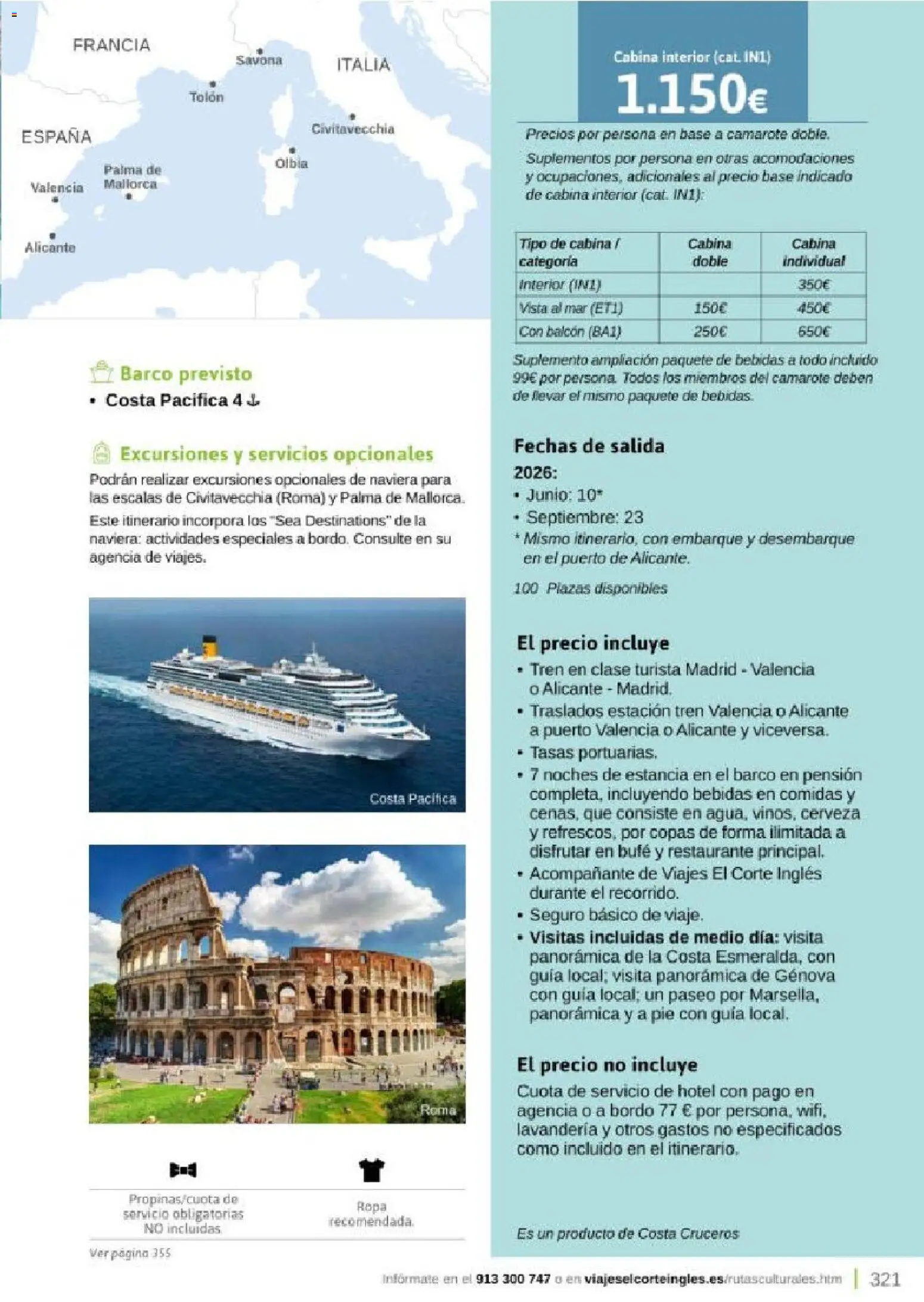 Viajes El Corte Inglés Rutas Culturales de la Comunidad de Madrid │ válido desde el 01.04.2026 | Página: 321 | Productos: Cerveza, Ropa