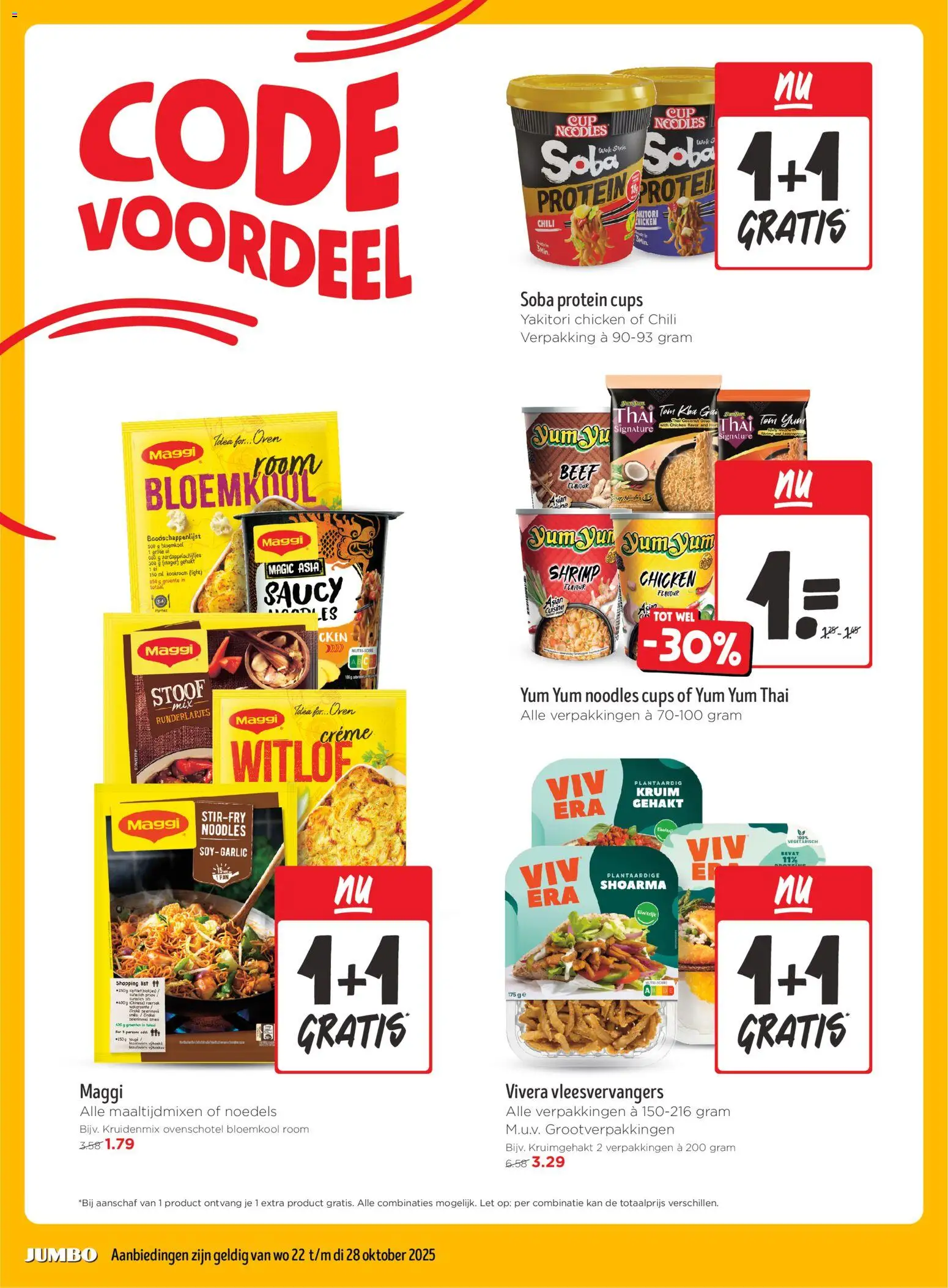 {H1} | Pagina: 8 | Producten: Bloemkool, Noedels, Kan, Gehakt