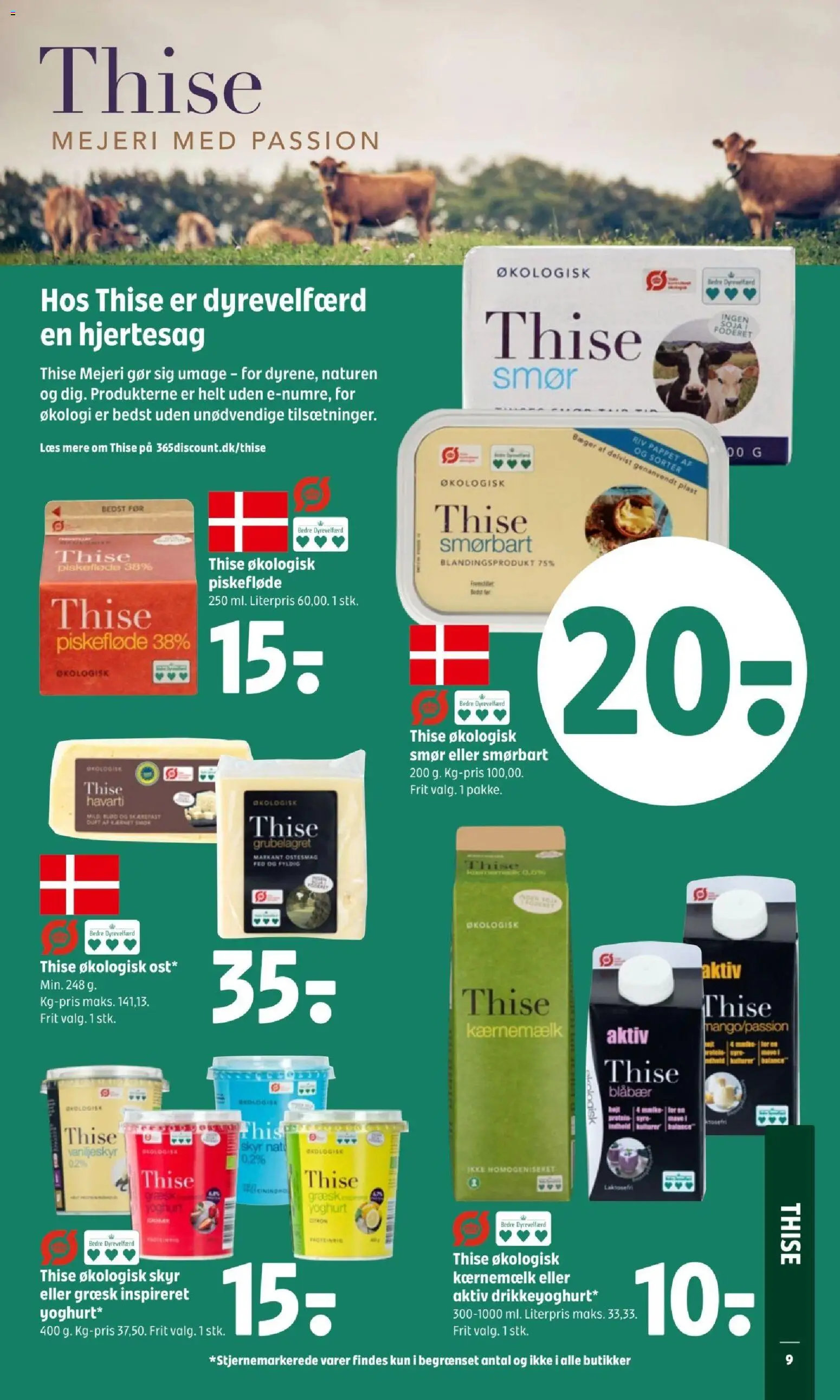 Coop 365 tilbudsavis – gyldig fra 04.04.2026 | Side: 9 | Produkter: Blåbær, Smør, Skyr, Kærnemælk