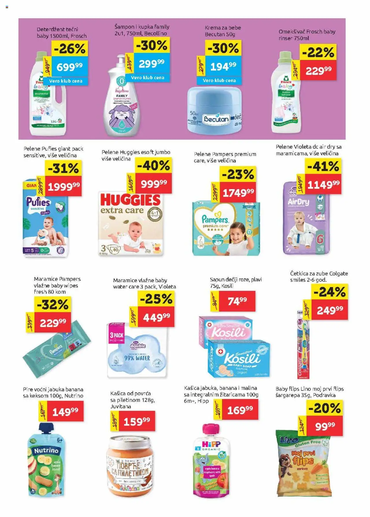 SuperVERO katalog - važi od 07.08.2025 | Strana: 22 | Proizvode: Banana, Deterdžent, Podravka, Sapun