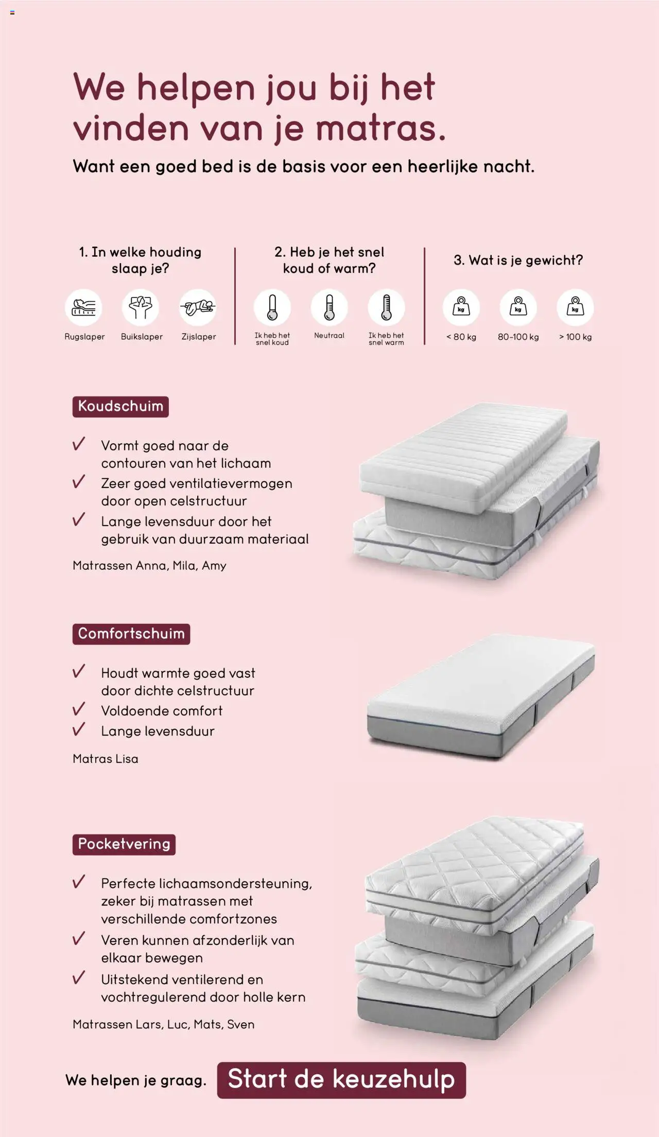 {H1} | Pagina: 7 | Producten: Gewicht, Bed, Matras
