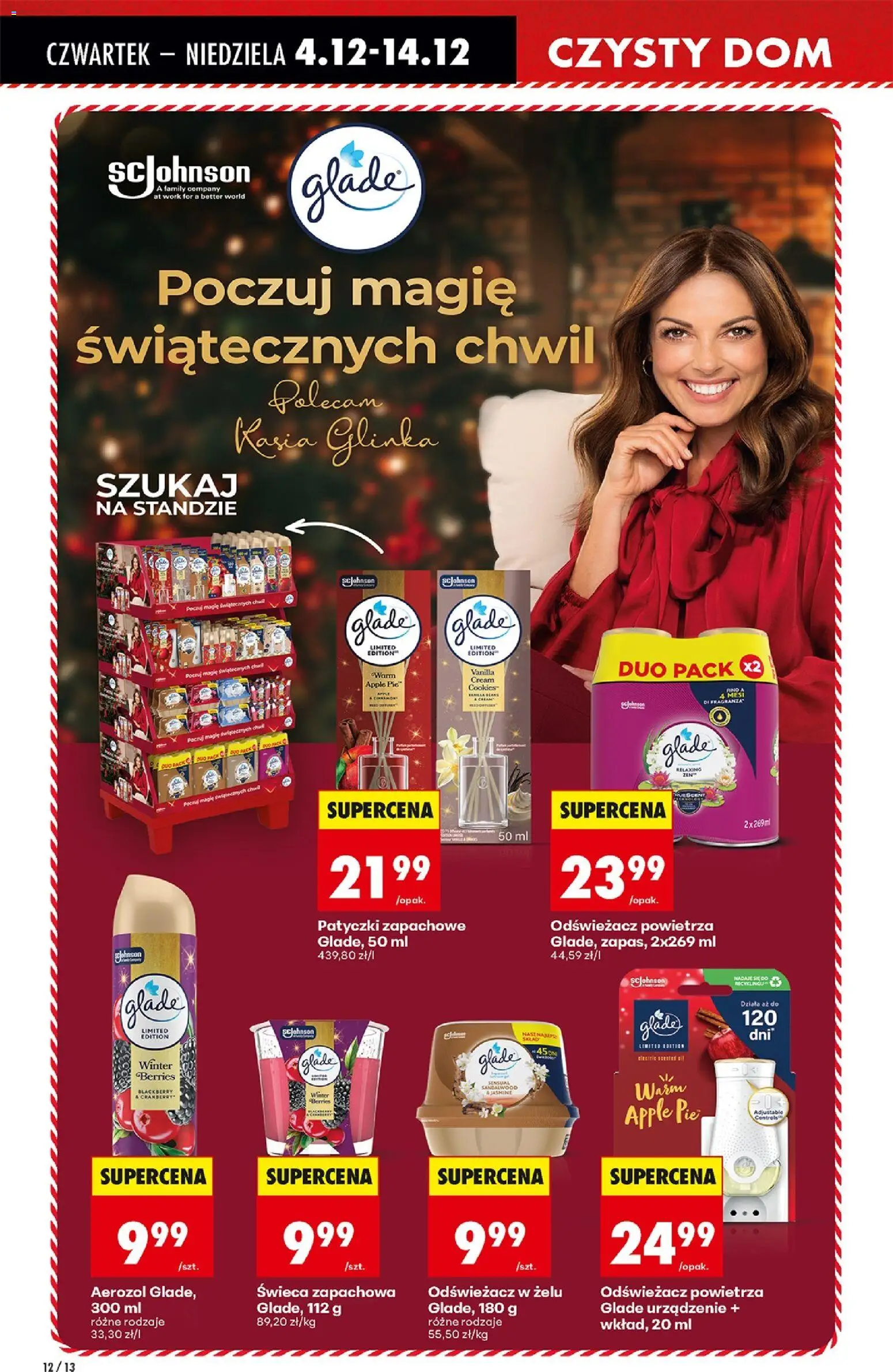 Biedronka gazetka - Drogeria od 04.12.2025 | Strona: 12 | Produkty: Odświeżacz, Odświeżacz powietrza