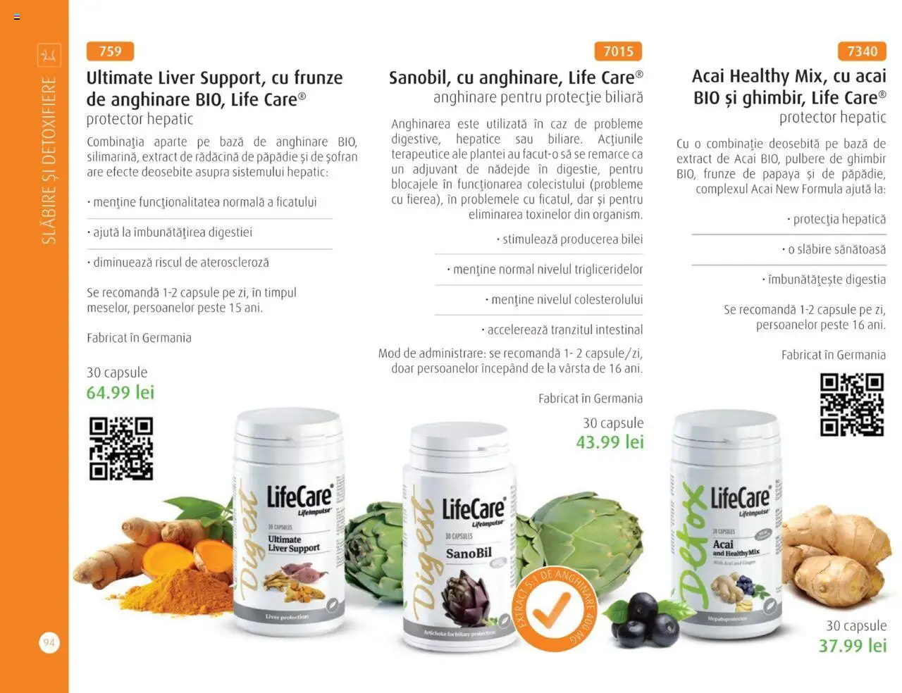 Life Care catalog - Aprilie/Octombrie – valabil de la 01.04.2025 | Pagină: 96 | Produse: Şerit ödül, Pește, Boncuklu Oyuncakları