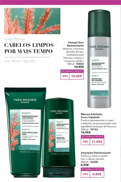 Pré-visualização Champô Seco Desintoxicante, Absorve o excesso de sebo da raiz, restabelecendo frescura, volume e leveza ao cabelo. 150 ml - 93820 válido de 31.03.2026 | Página: 8 | Produtos: Shampoo