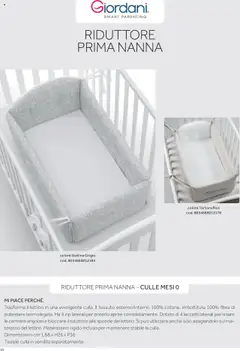 Anteprima del volantino Catalogo Camarette e Lettini Prenatal	 valido a partire dal 01.01.2025 | Pagina: 3 | Prodotti: Lettino, Culla