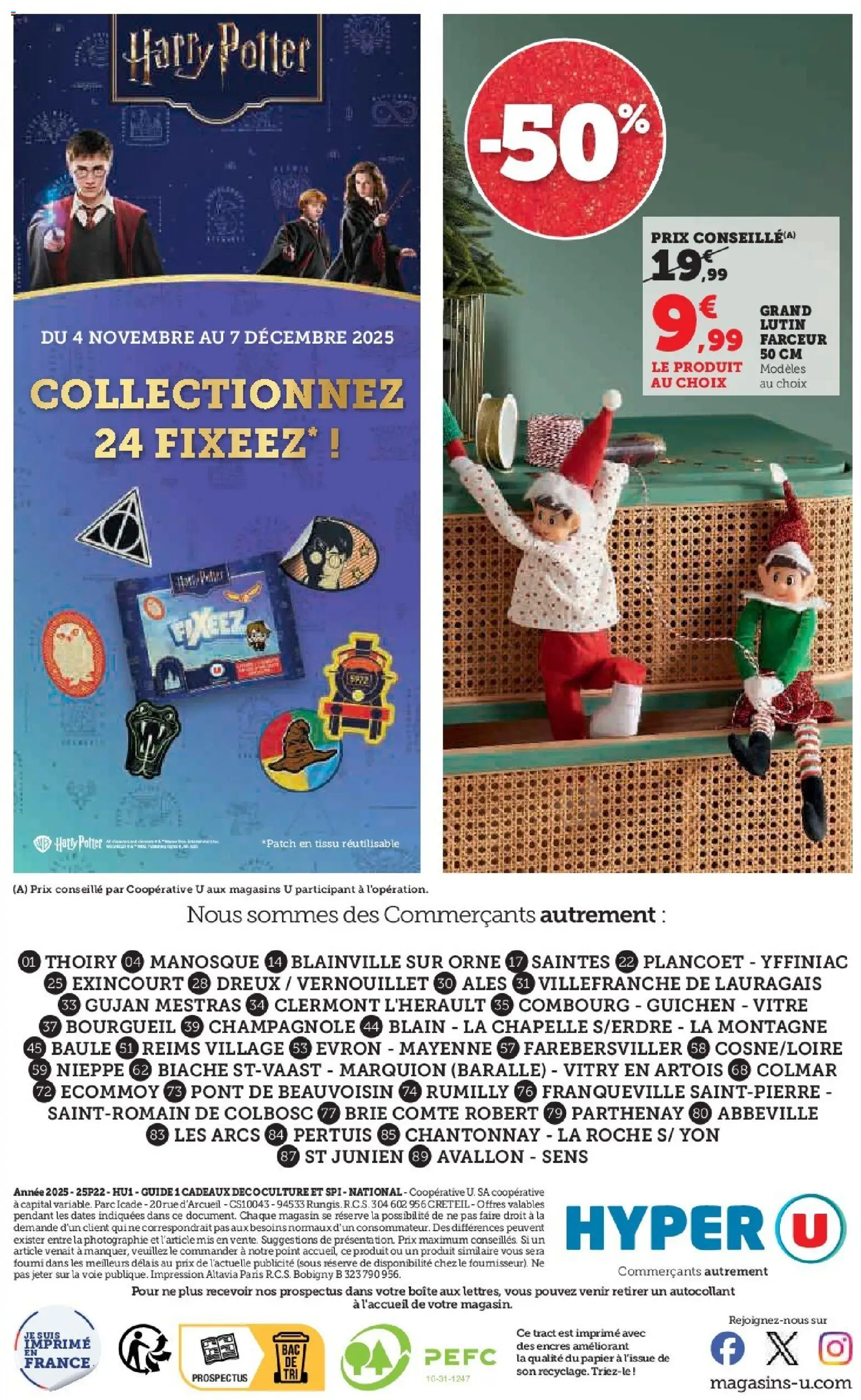 {H1} | Page: 112 | Produits: Arcs, Lutin farceur, Brie