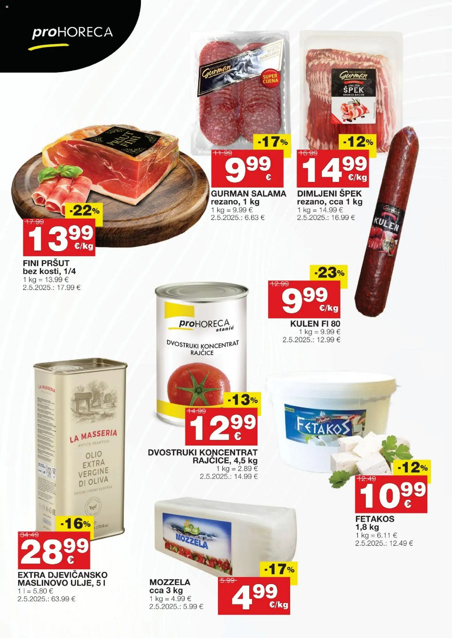 Stanić Diskont katalog | vrijedi od 08.01.2026 | Stranica: 14 | Proizvodi: Salama, Pršut, Rajčice, Kulen