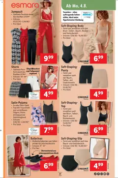 Lidl Aktionen ab 31.07.2025 | Seite: 29 | Produkte: Ballerinas, Handtasche, Jumpsuit, Top