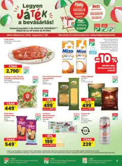 Spar akciós ujság - amely érvényes a következő dátumtól: 14.08.2025 | Oldal: 11