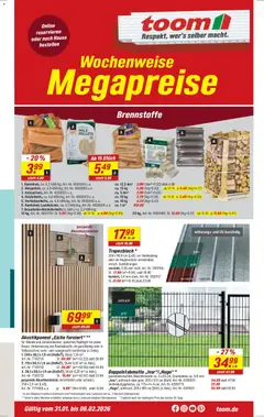 Toom Baumarkt Prospekt 	 ab 31.01.2026 gültig