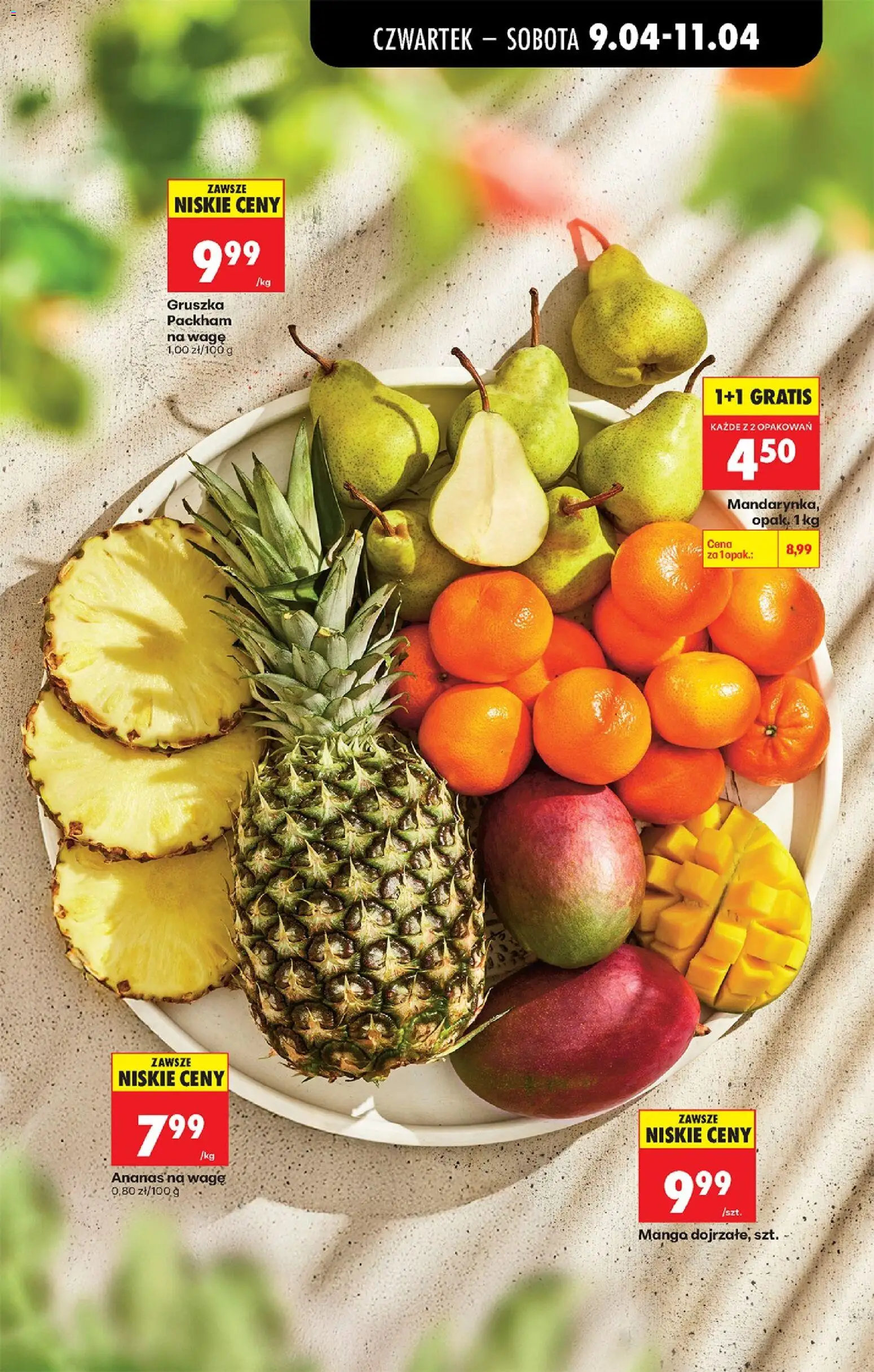 Biedronka Polsko leták - Codziennie niskie ceny od 09.04.2026 | Strana: 29 | Produkty: Ananas