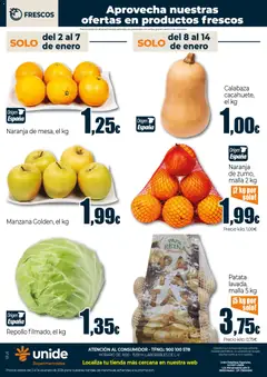 Vista previa Unide folleto válido desde el 02.01.2026 | Página: 4 | Productos: Πράσινο τσάι, Manzana