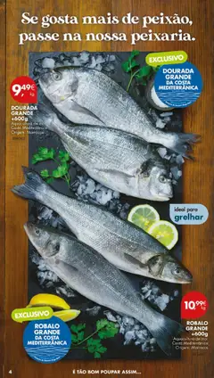 DOURADA GRANDE +600g, Aquacultura de mar Costa Mediterrânica Origem: Marrocos │ válido de 16.09.2025 | Página: 6 | Produtos: Dourada