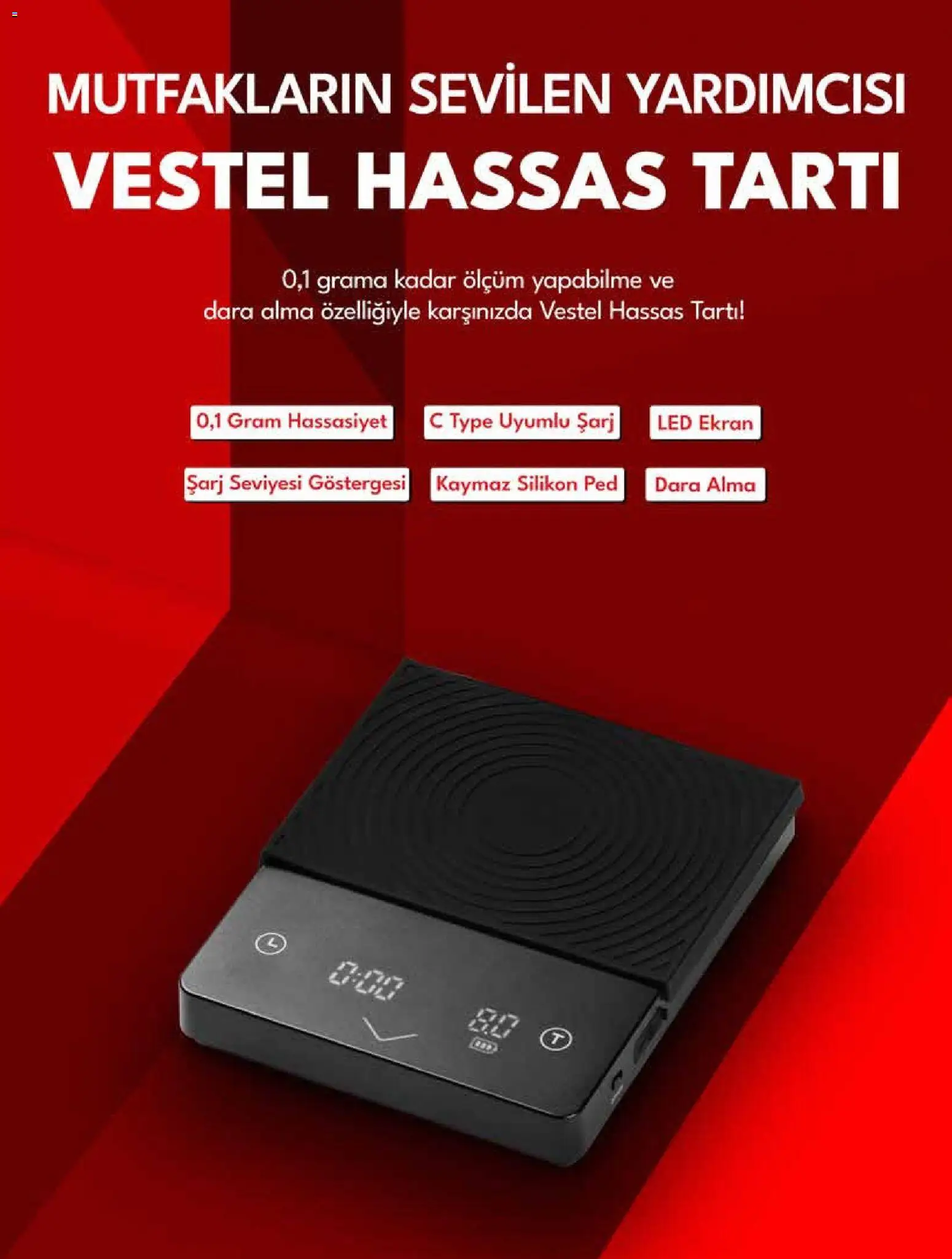 Vestel - Küçük Ev Aletleri - 03.04.2026 tarihinden itibaren geçerlidir | Sayfa: 15 | Ürünler: Tartı