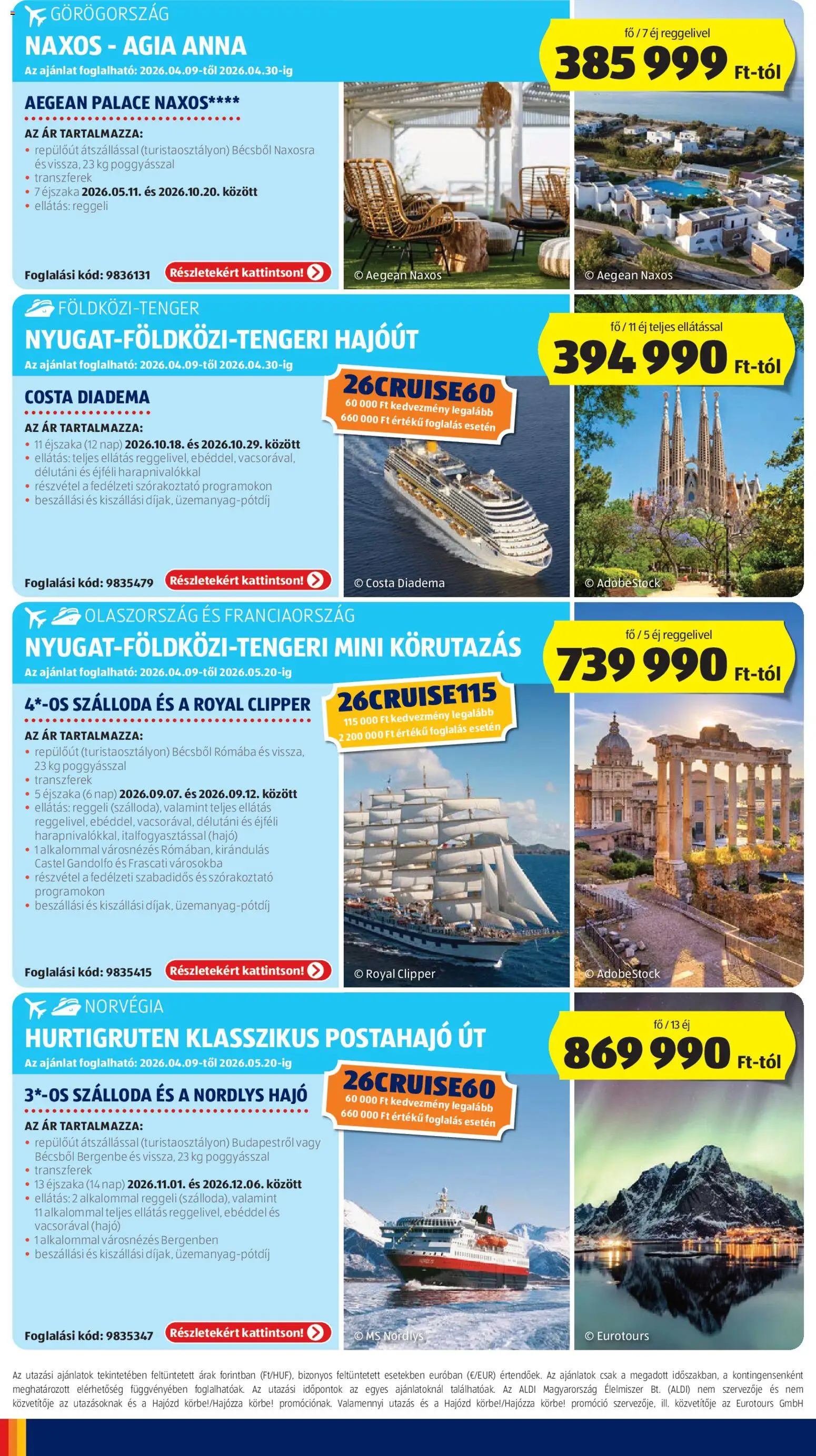 Aldi akciós ujság - amely érvényes a következő dátumtól: 09.04.2026 | Oldal: 60