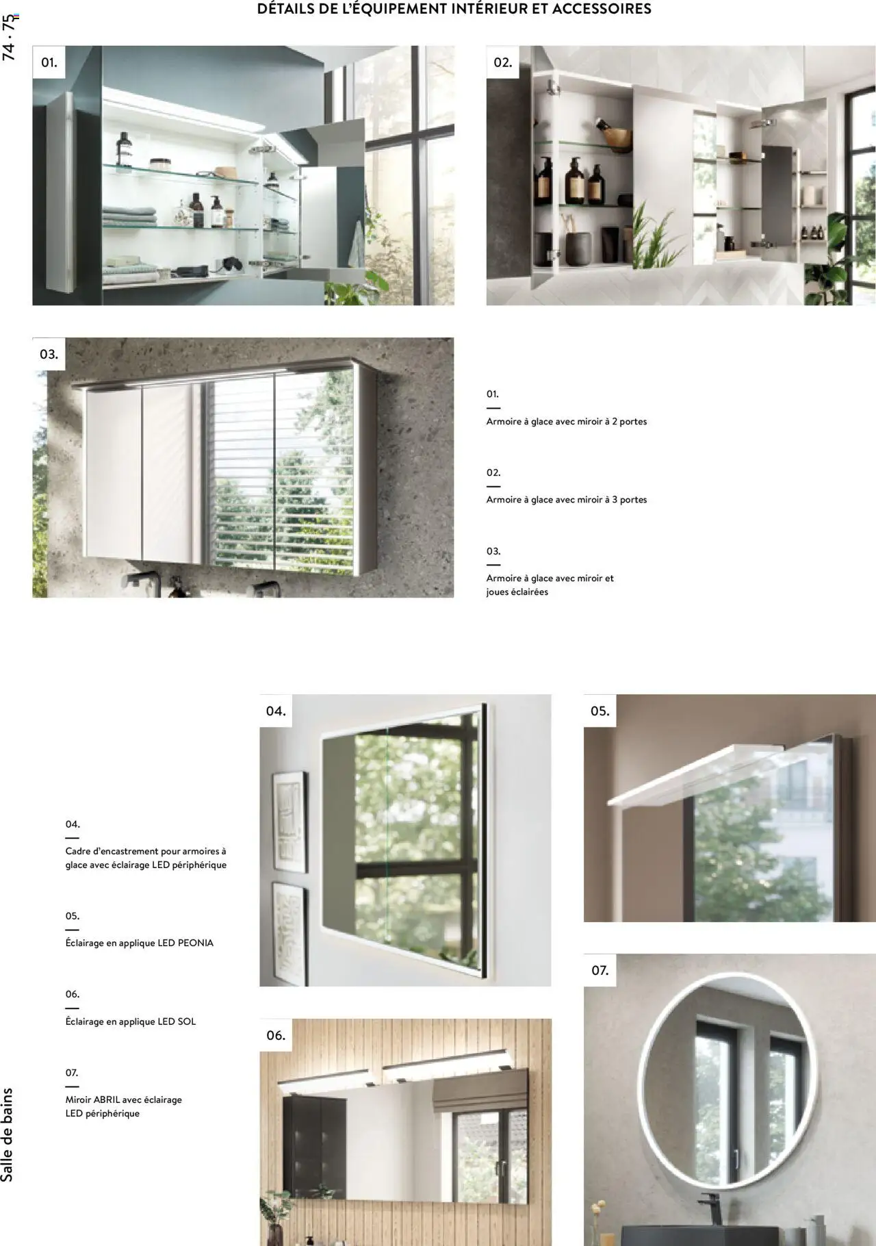 {H1} | Page: 74 | Produits: Armoire, Portes, Miroir, Cadre