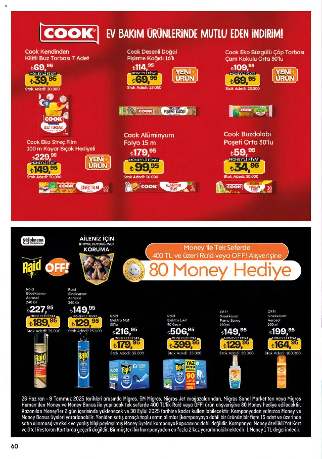 Migros Katalog - Migroskop - 26.06.2025 tarihinden itibaren geçerlidir | Sayfa: 60 | Ürünler: Gecelik, Çöp torbası, Buzdolabı