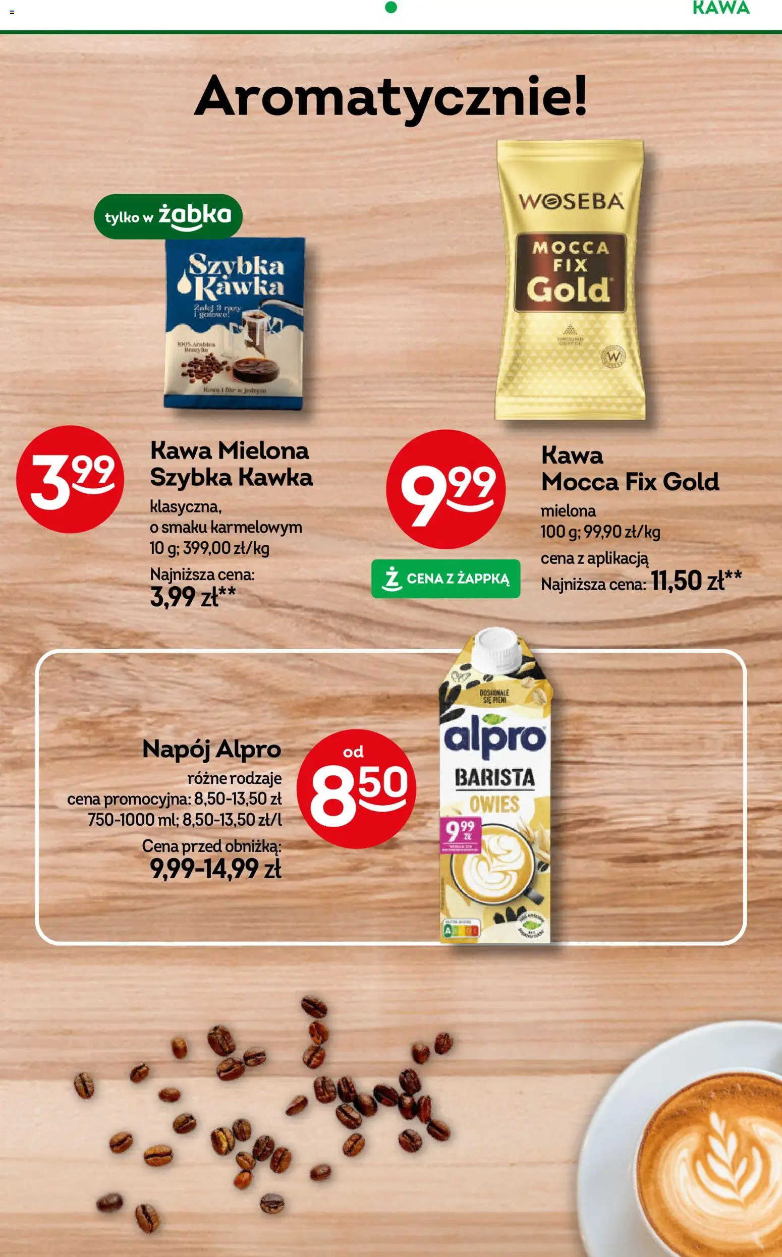 Żabka Gazetka - Codzienne produkty od 28.01.2026 | Strona: 17 | Produkty: Alpro, Kawa
