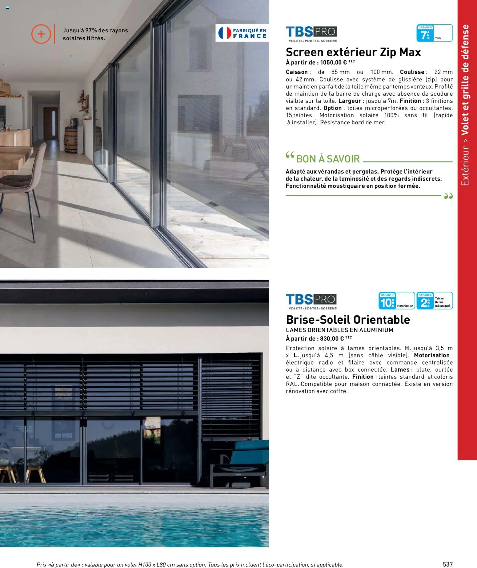 {H1} | Page: 537 | Produits: Radio, Câble, Tablier, Moustiquaire