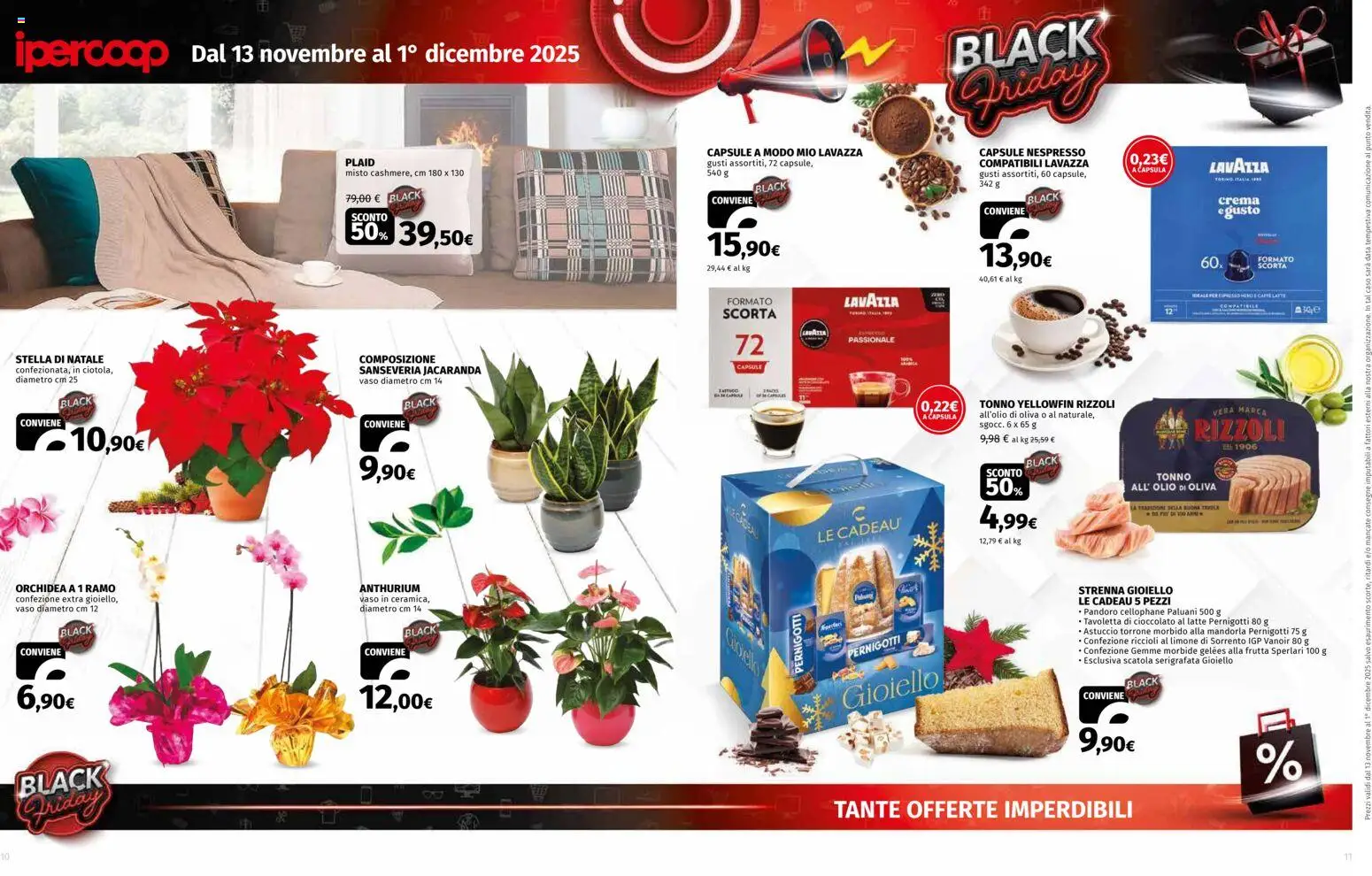 Volantino Ipercoop del 13.11.2025 | Pagina: 6 | Prodotti: Cioccolato, Frutta, Tonno, Orchidea