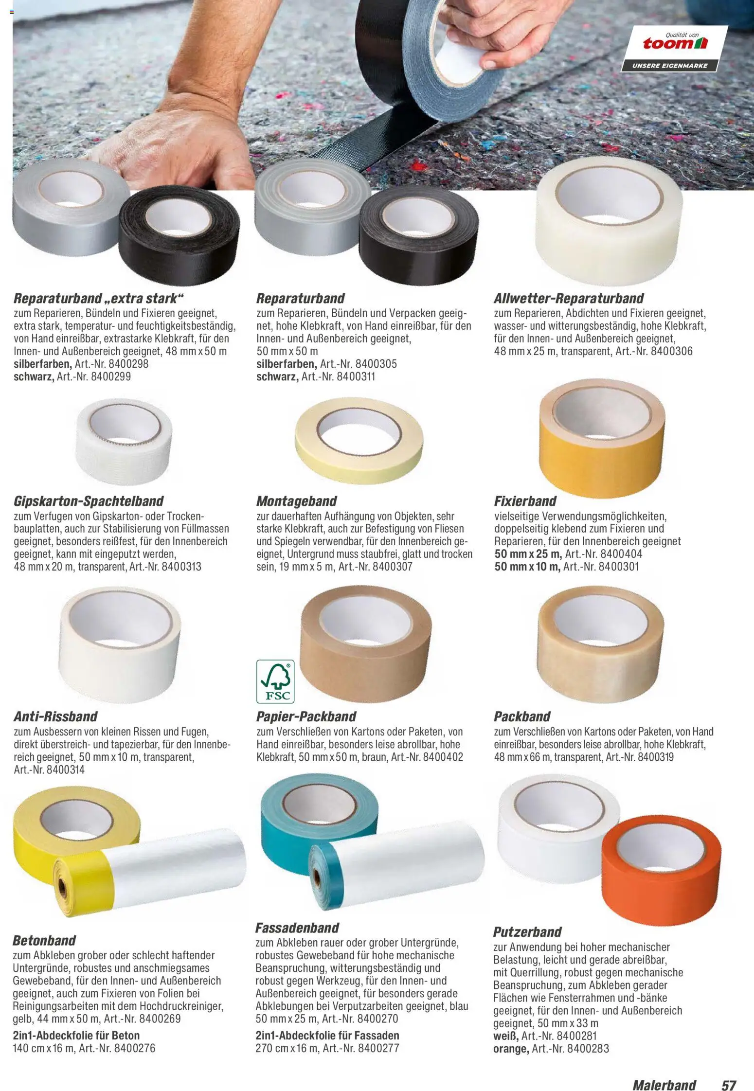 Toom Baumarkt  Wohnen & Haushalt 2026 – gültig ab 01.01.2026 | Seite: 57 | Produkte: Wasser