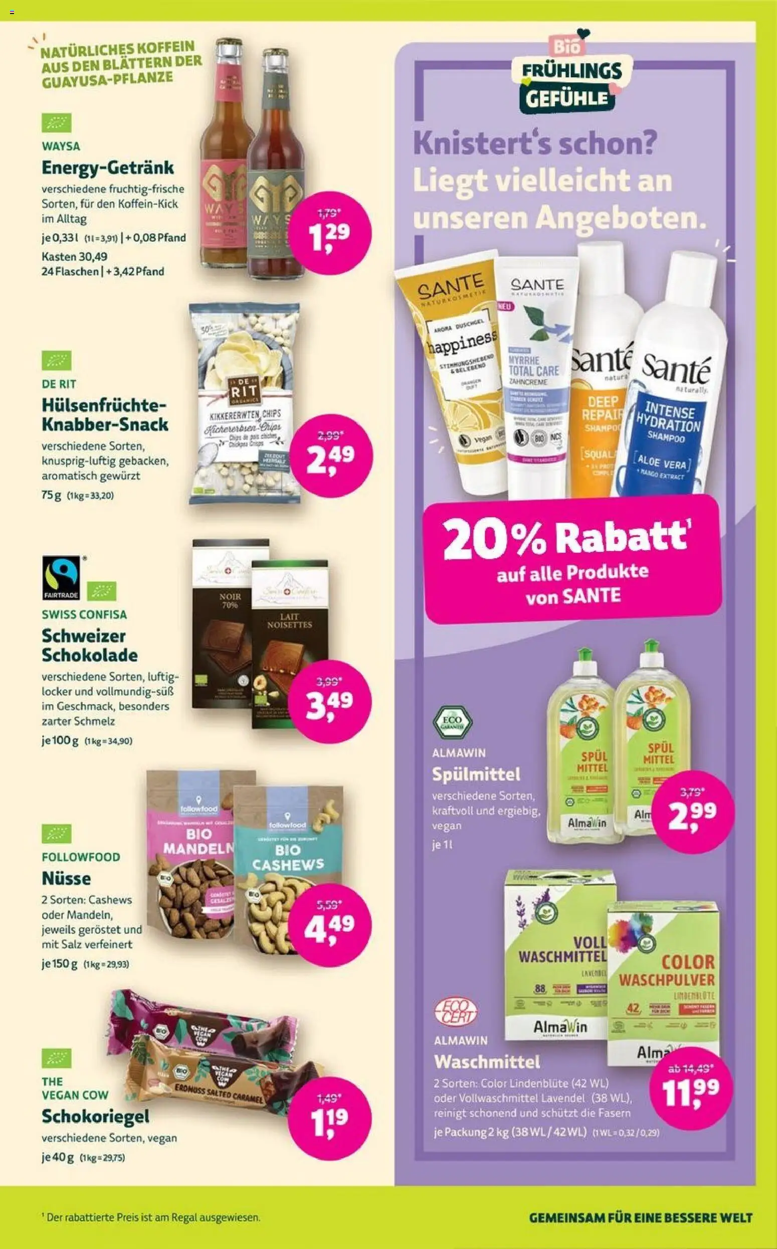 Denns BioMarkt Angebote – gültig ab 08.04.2026 | Seite: 13 | Produkte: Regal, Duschgel, Waschmittel, Salz