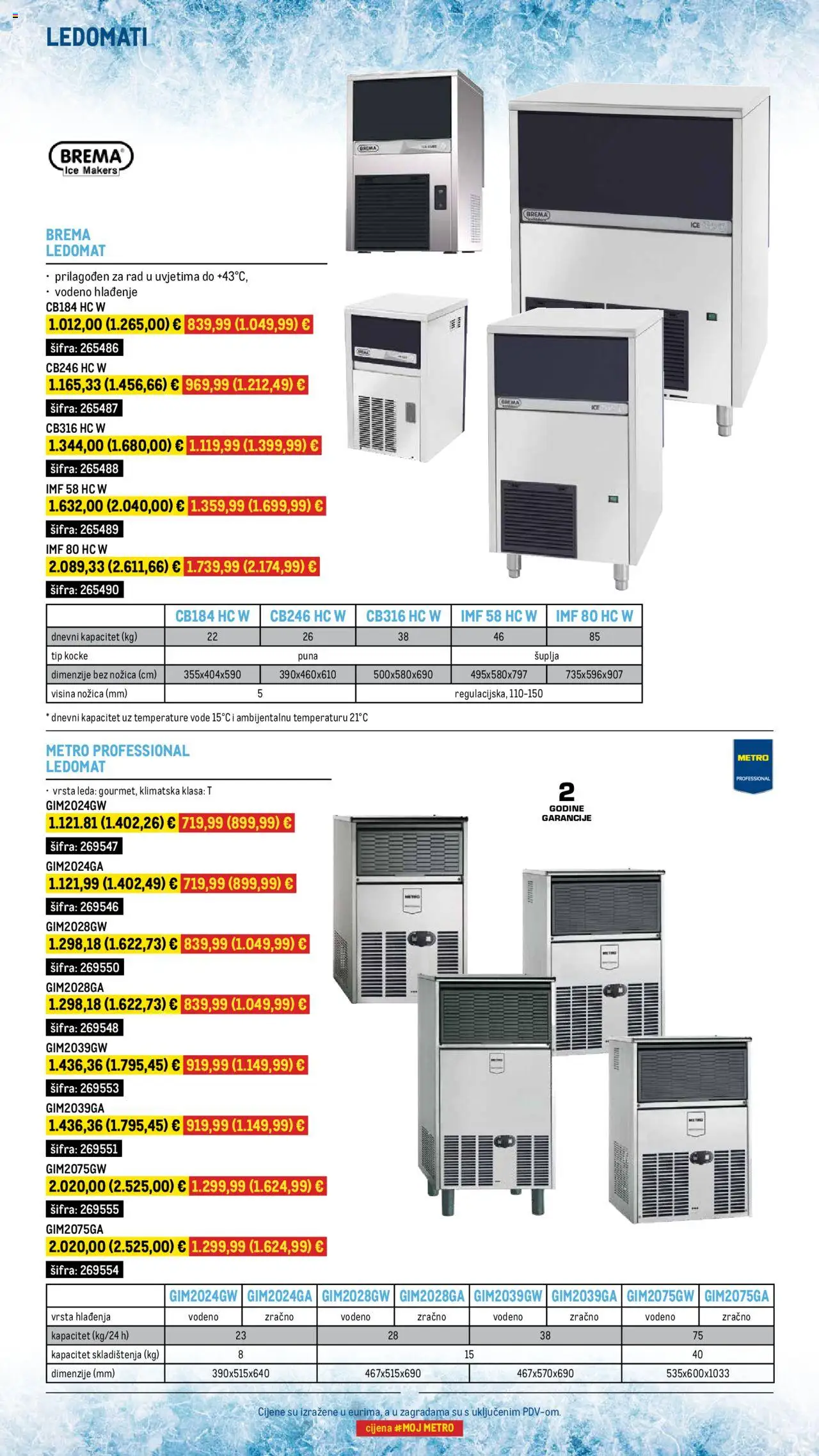 Metro katalog | vrijedi od 11.08.2025 | Stranica: 7 | Proizvodi: Ledomat