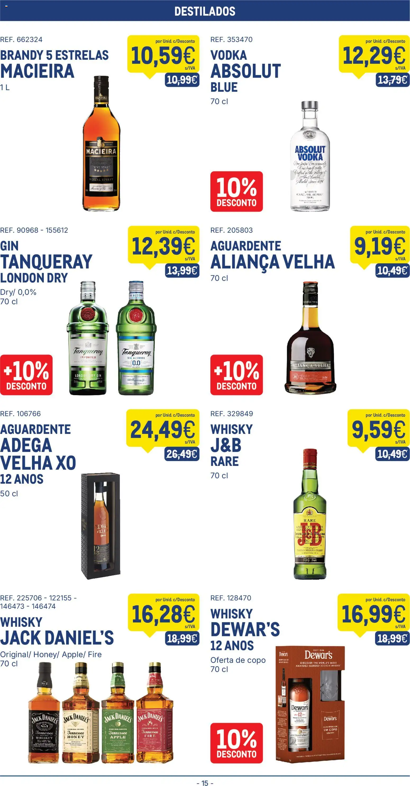 Makro folheto │ válido de 16.12.2025 | Página: 15 | Produtos: Whisky, Aliança, Gin, Vodka